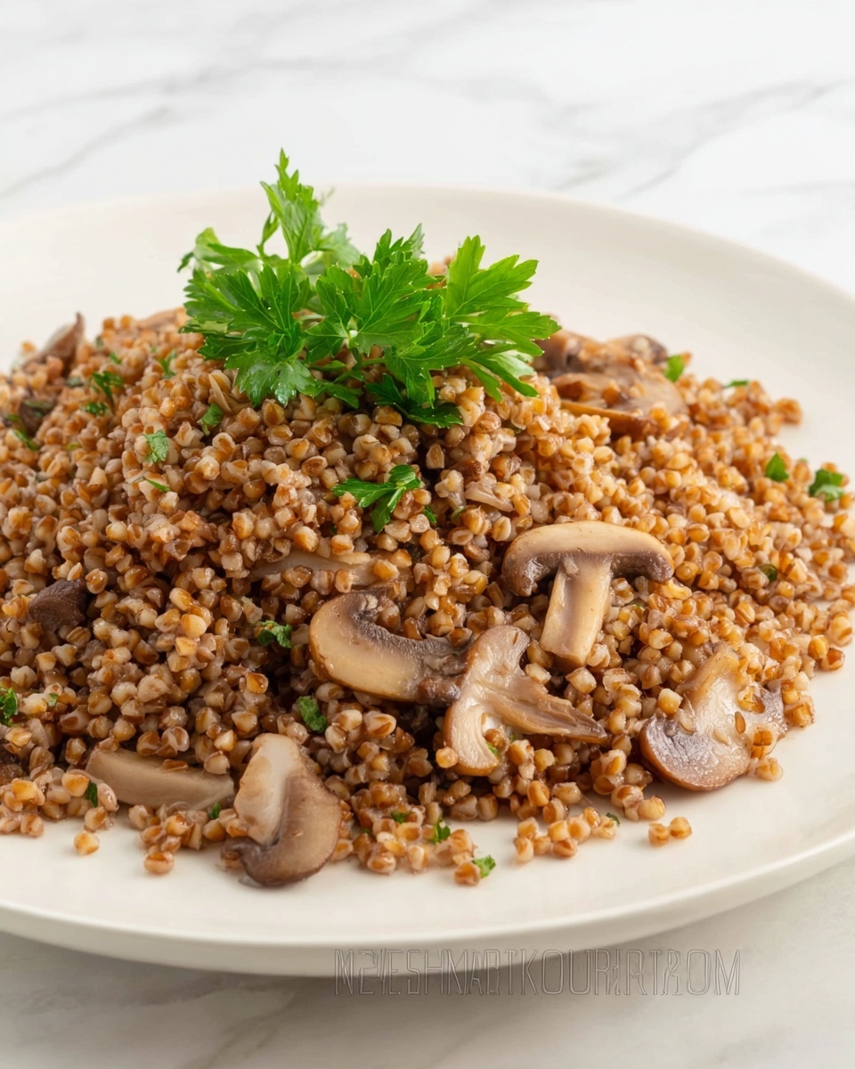 Buckwheat with Mushrooms Recipe - Recipe Image