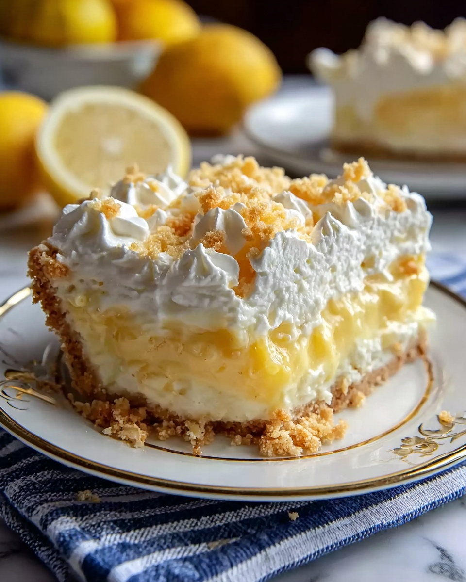 Lemon Dump Cake with Cream Cheese Recipe - Recipe Image