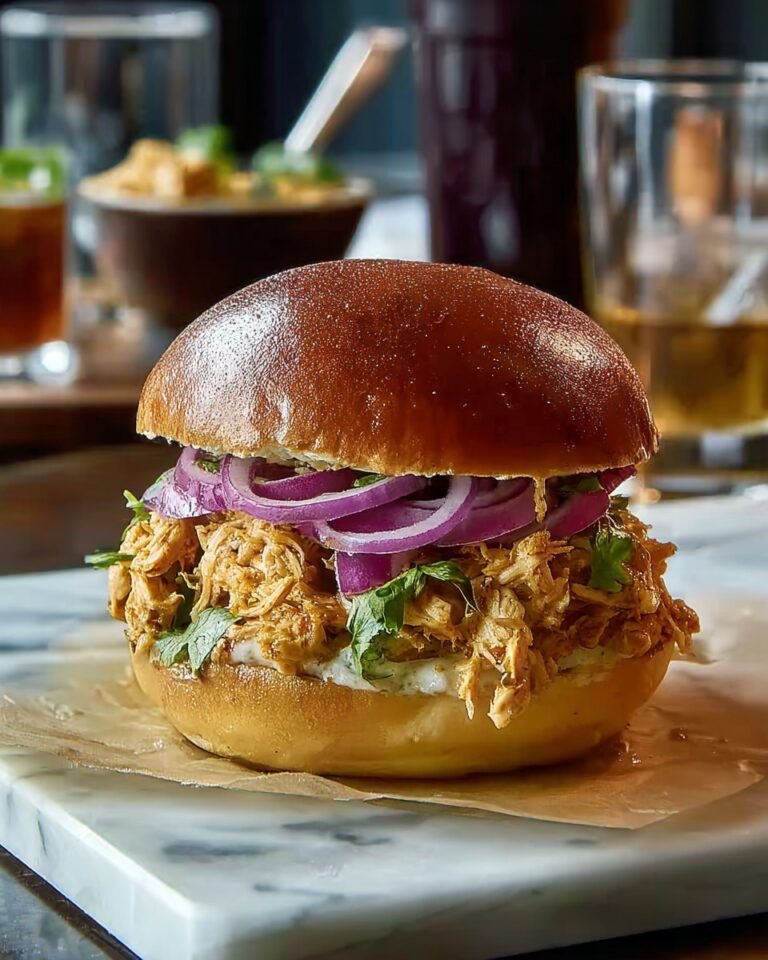 Easy & Delicious Slow Cooker Honey Mustard Shredded Chicken Sandwiches Recipe