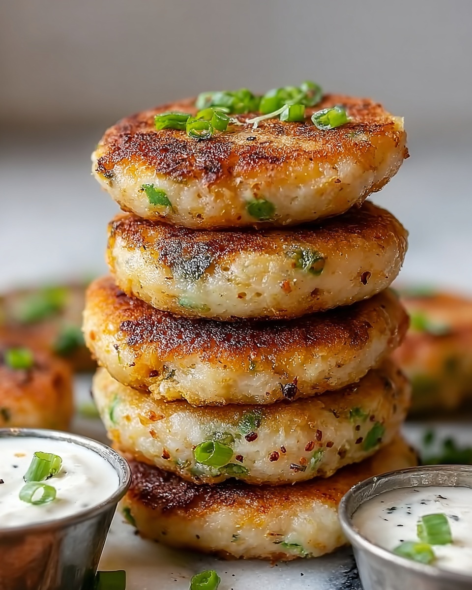 Crispy Cheesy Potato Cakes Recipe - Recipe Image