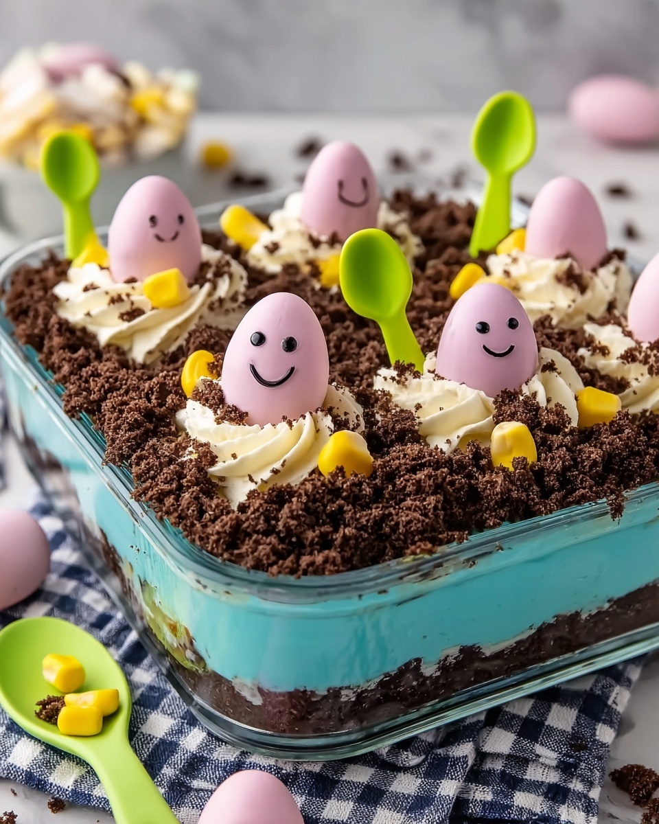 Irresistible Easter Dirt Cake (No-Bake) Recipe - Recipe Image