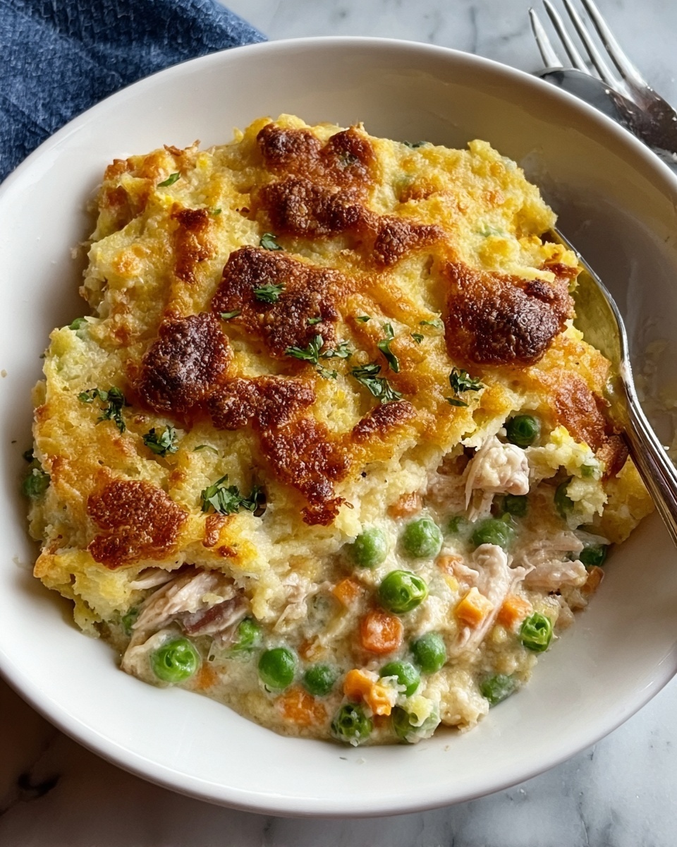 Chicken Cobbler Casserole Recipe - Recipe Image