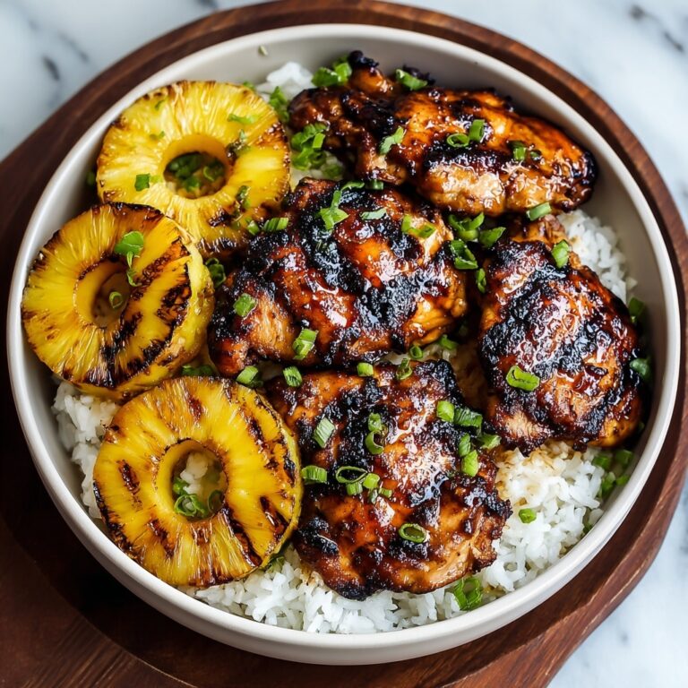 Homemade Grilled Pineapple Chicken Recipe