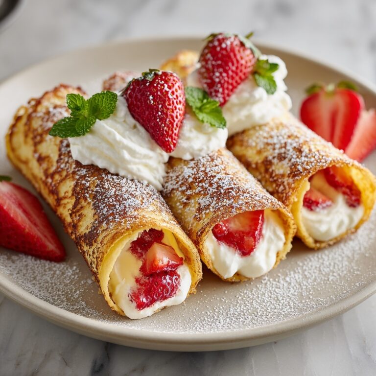 Strawberry Cream Cheese French Toast Roll-Ups Recipe