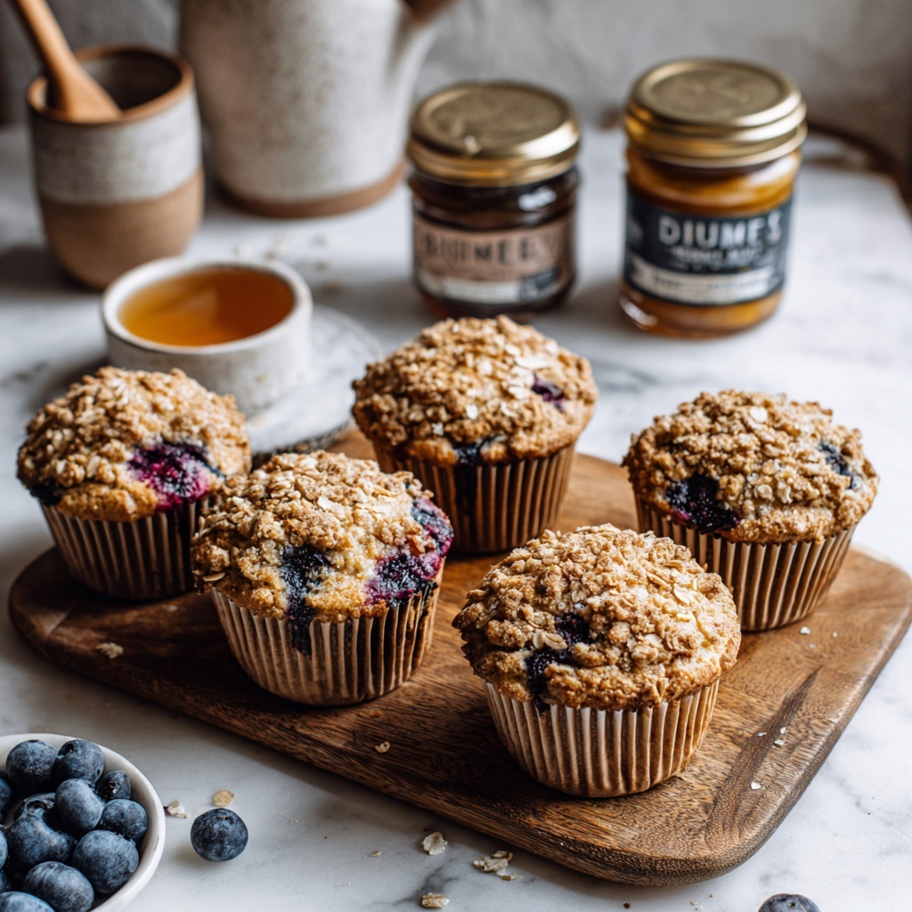 Healthy Oatmeal Muffins Recipe (4 Ways) Recipe - Recipe Image
