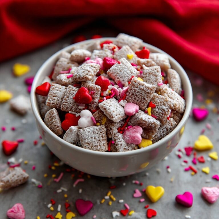 Valentine’s Day Muddy Buddies: Sweet, Crunchy & Cupid-Approved Recipe