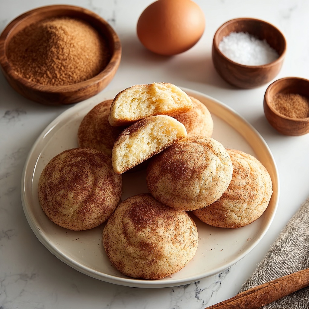 Soft Chewy Cinnamon Snickerdoodles Recipe - Recipe Image