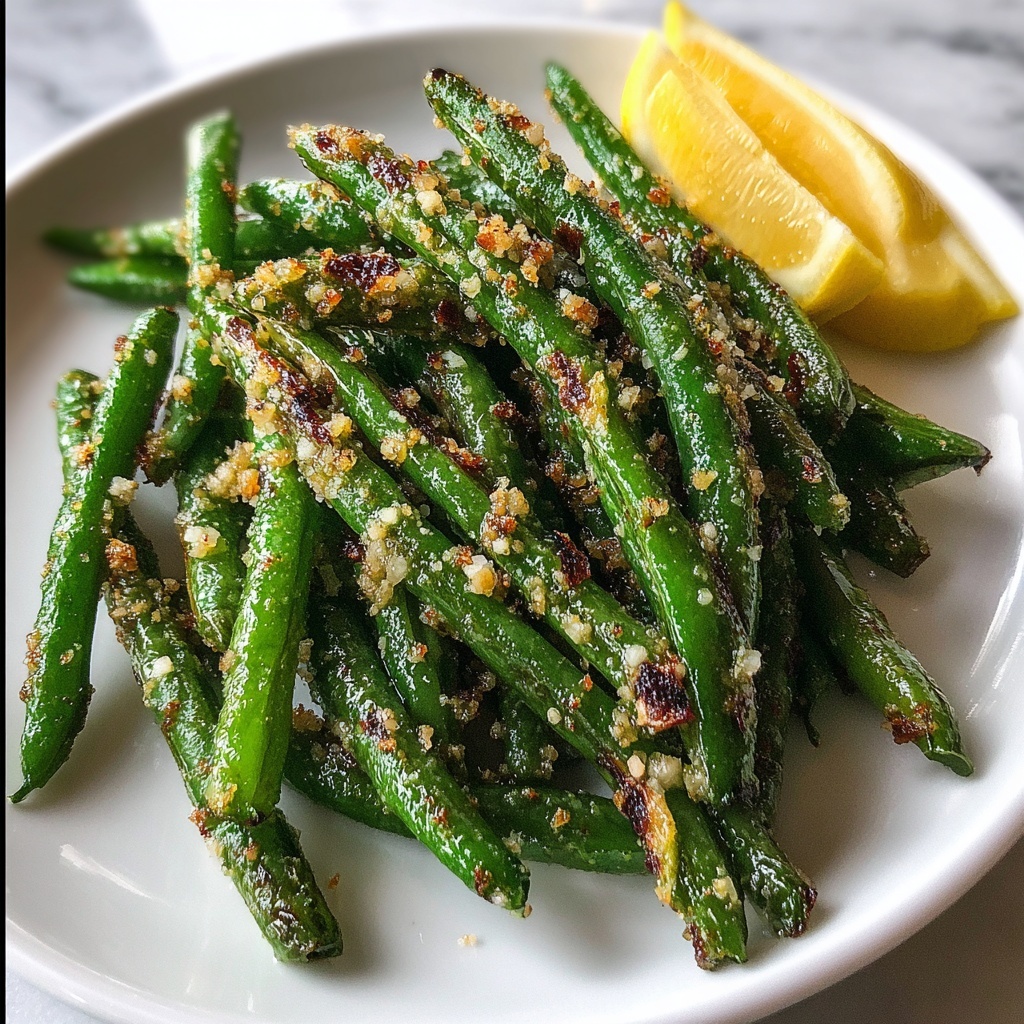 Roasted Parmesan Green Beans Recipe - Recipe Image