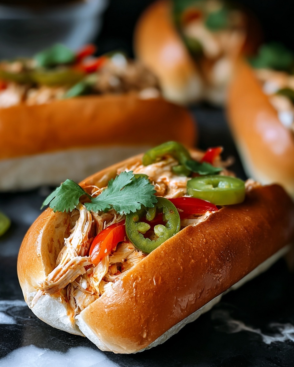 Slow Cooker Chicken Philly Sandwiches Recipe - Recipe Image