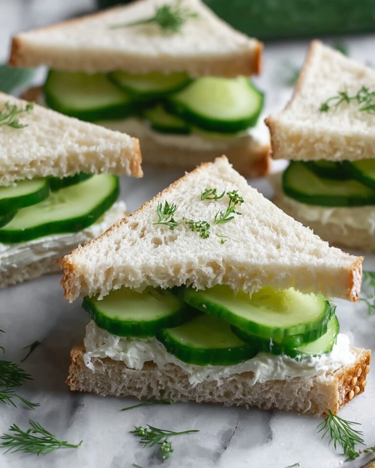 Cucumber Tea Sandwiches Recipe