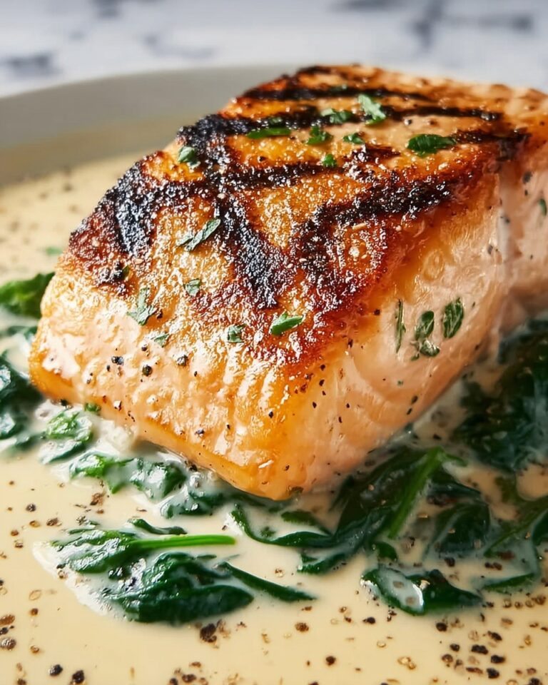 Pan-Seared Salmon with Creamy Florentine Sauce Recipe