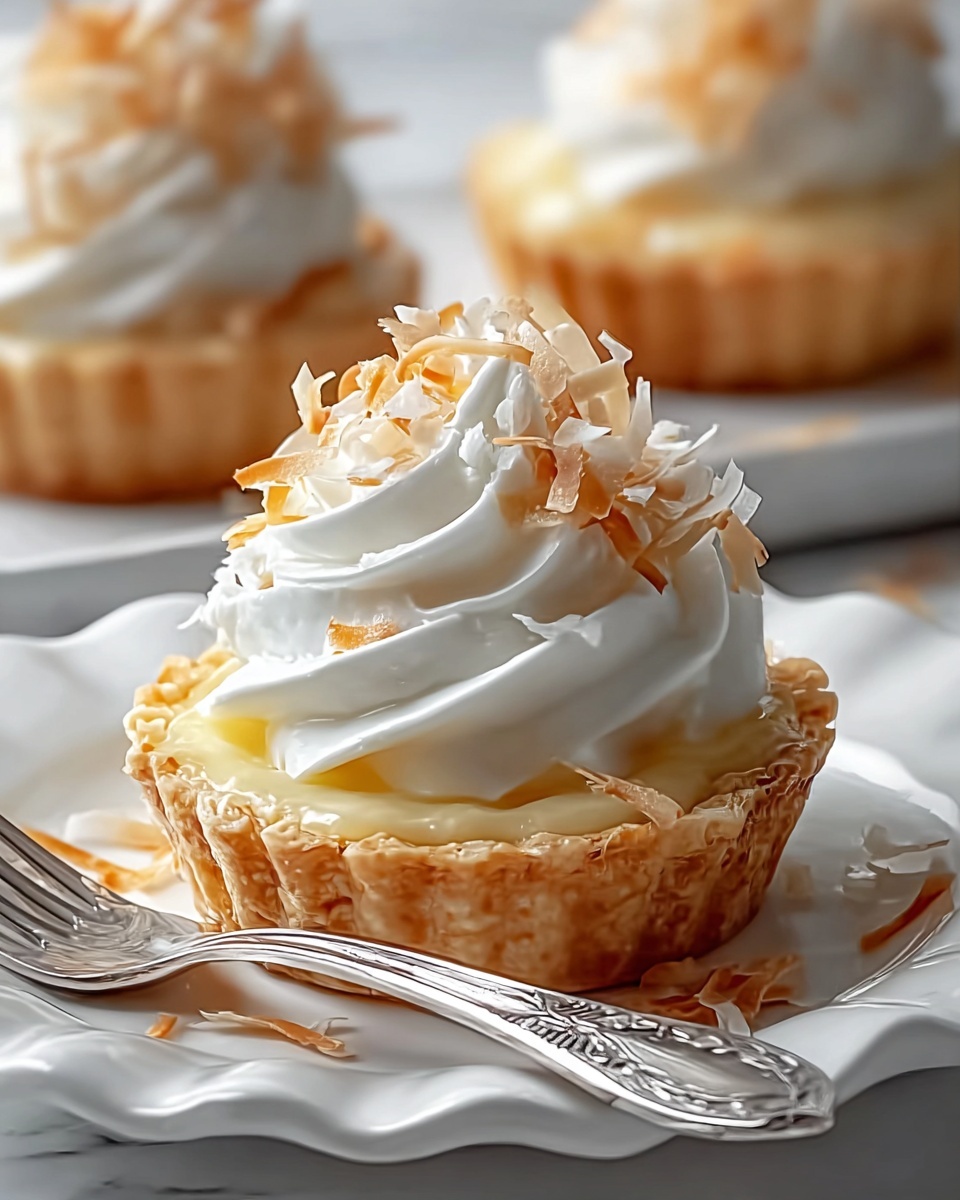 Mini Coconut Cream Pies Recipe - Recipe Image