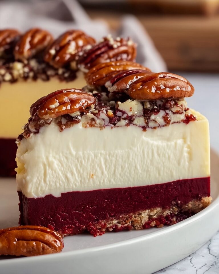 Butter Pecan Red Velvet Cheesecake Recipe