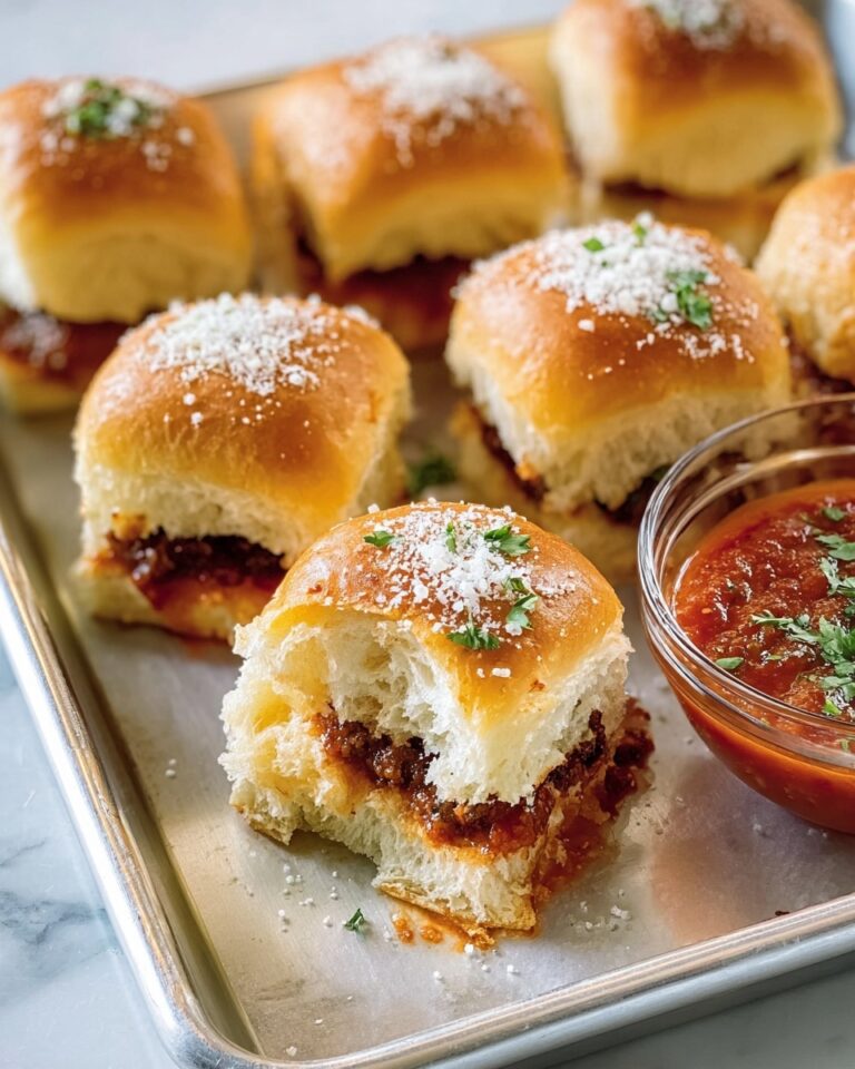 Chicken Parmesan Sliders Recipe
