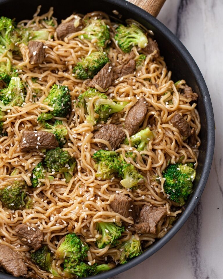 Beef and Broccoli Ramen Noodles Recipe