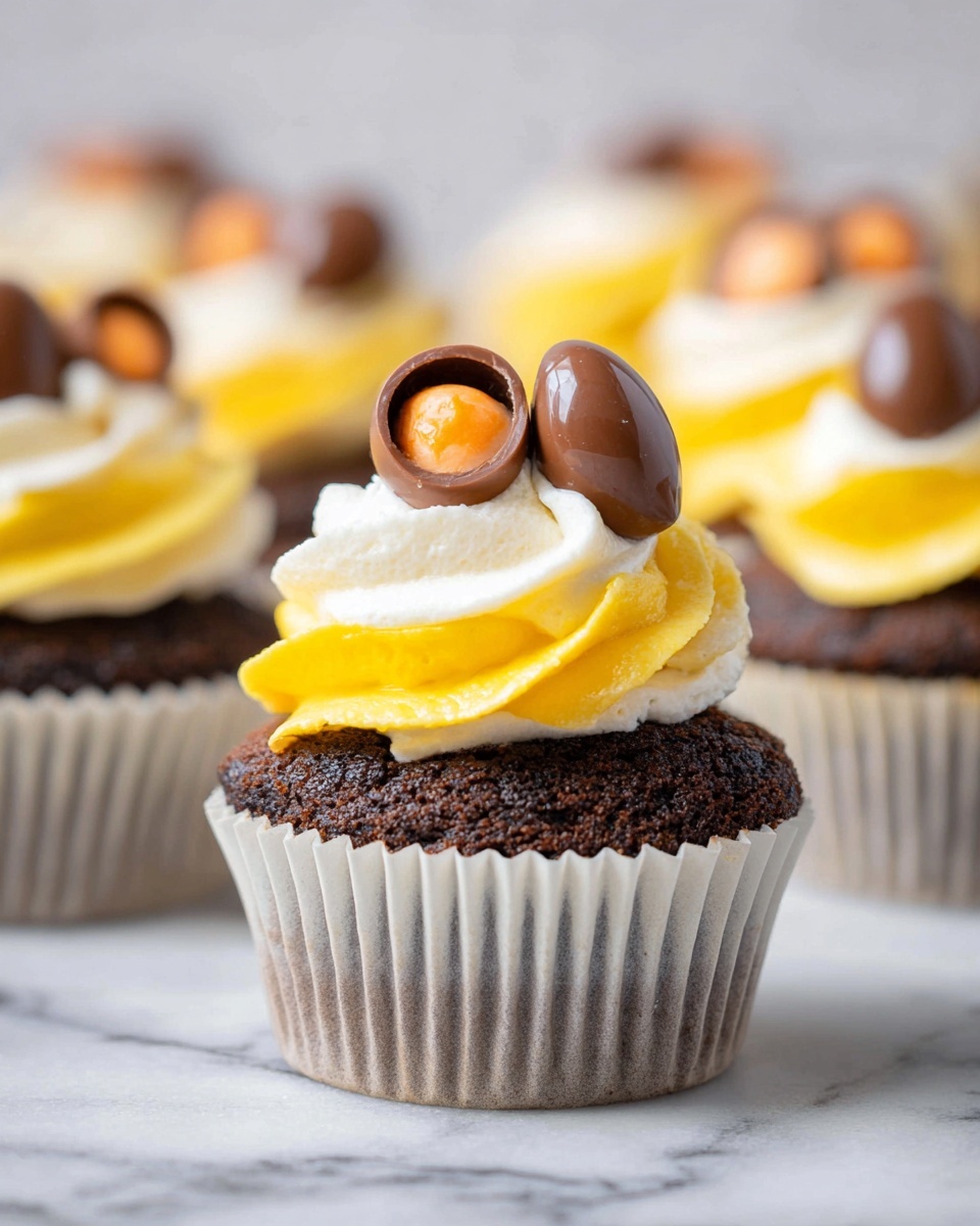 Cadbury Egg Cupcakes Recipe - Recipe Image