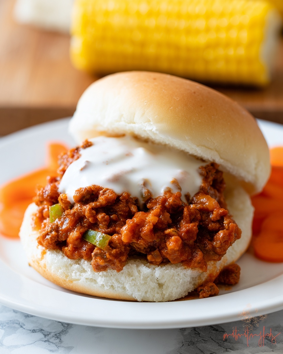 Buffalo Sloppy Joes with Vegetarian Options Recipe - Recipe Image