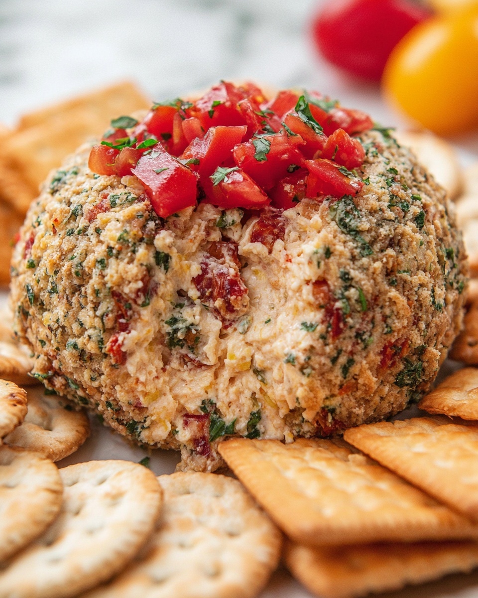Bruschetta Cheese Ball Recipe - Recipe Image