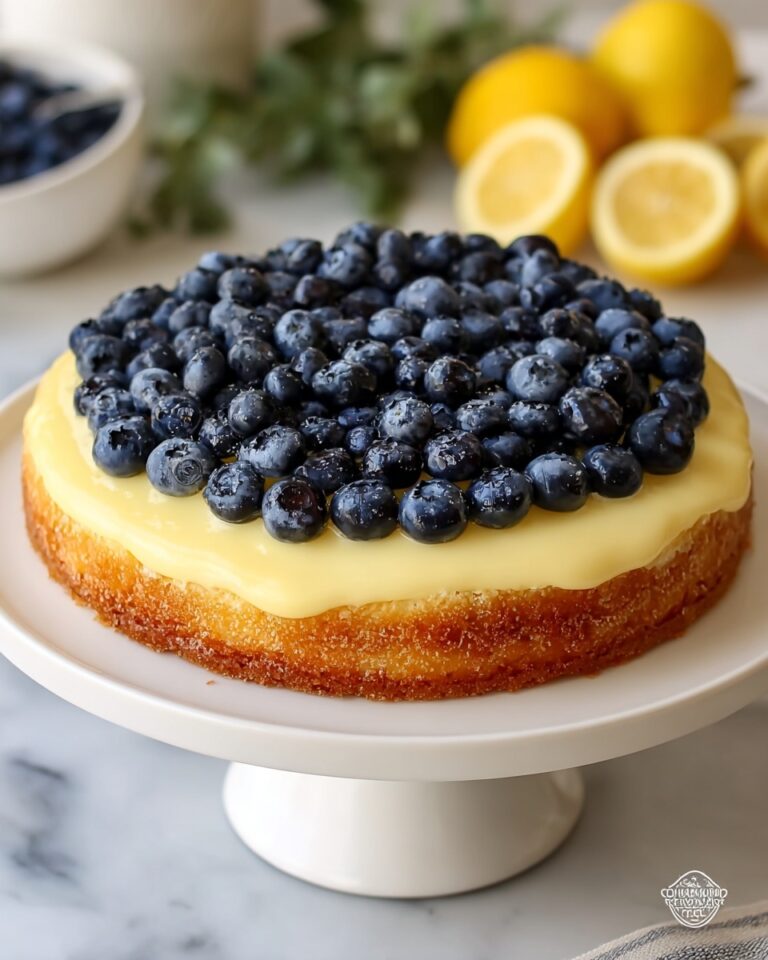 Easy Lemon Blueberry Cake for a Cozy Weeknight Dessert Recipe
