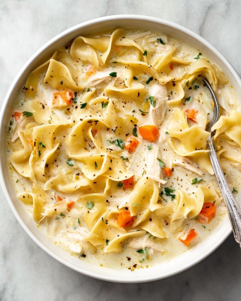Creamy Chicken Noodle Soup Recipe
