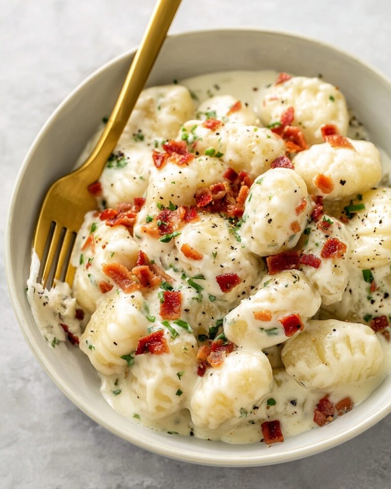 Chicken Bacon Gnocchi in Creamy Parmesan Sauce Recipe
