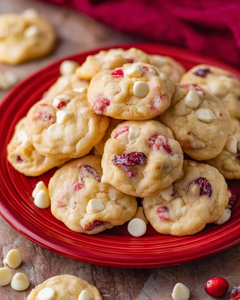 White Chocolate Cranberry Cookies Recipe