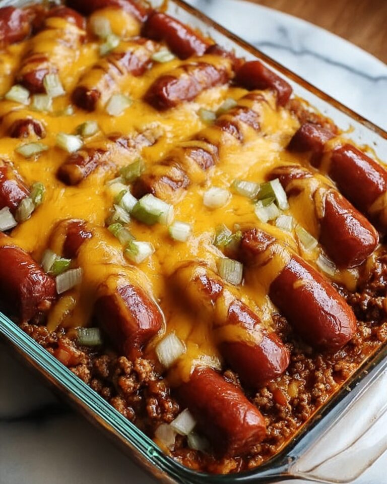 Chili Cheese Dog Casserole Recipe