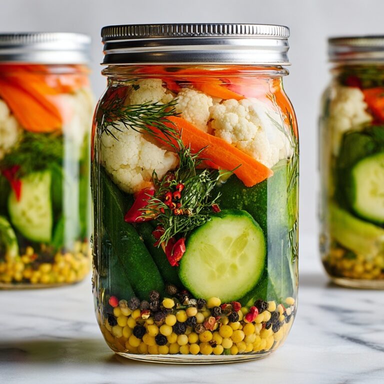 Easy Refrigerator Pickled Vegetables Recipe