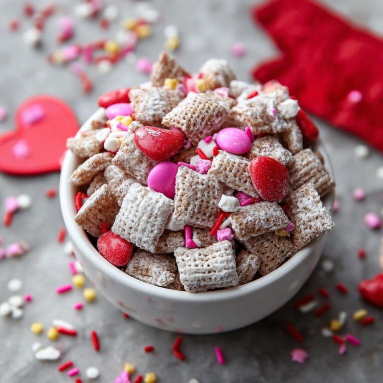 Valentine’s Day Muddy Buddies: Sweet, Crunchy & Cupid-Approved Recipe