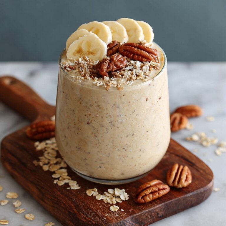 Banana Oatmeal Energy Smoothie Recipe