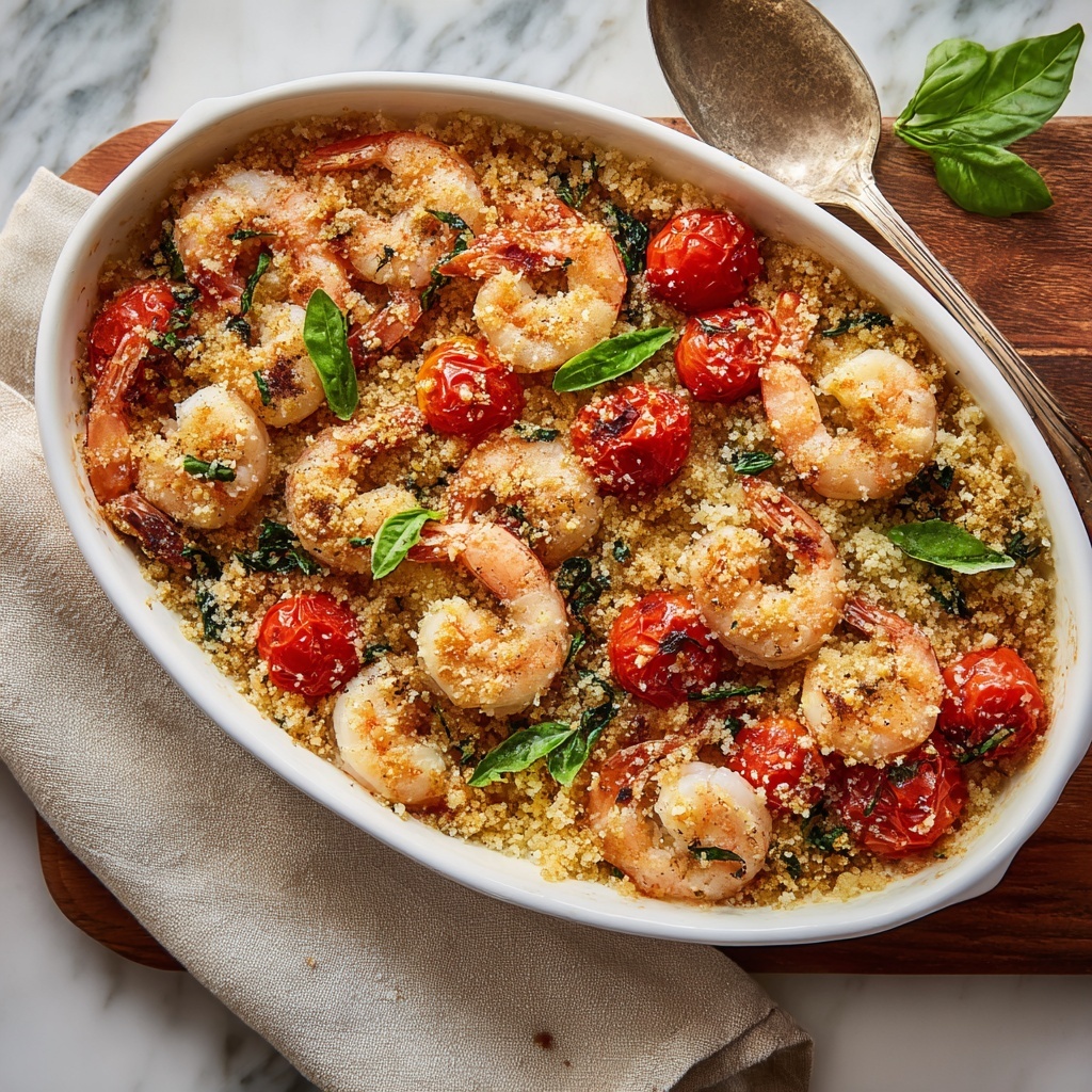 Baked Feta and Tomato Shrimp: A Mediterranean-Inspired Crowd Pleaser Recipe - Recipe Image