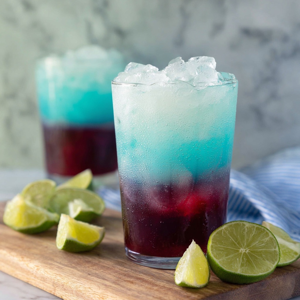 Red, White, and Blue Margaritas Recipe - Recipe Image