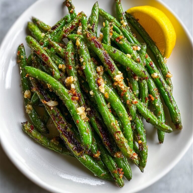 Roasted Parmesan Green Beans Recipe