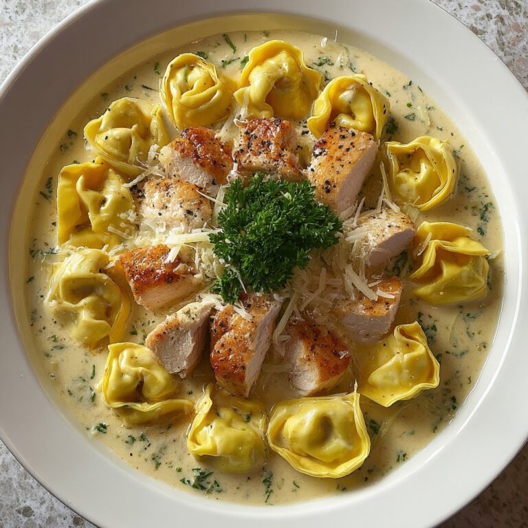 Creamy Chicken Alfredo Tortellini Recipe
