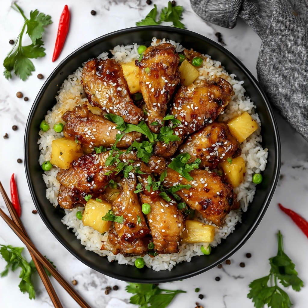 Sweet and Savory Pineapple Chicken and Rice Recipe - Recipe Image