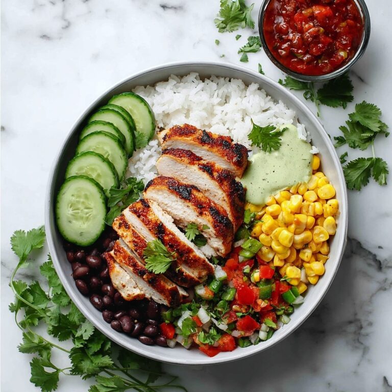 Grilled Chicken Burrito Bowls with Rice and Beans Recipe