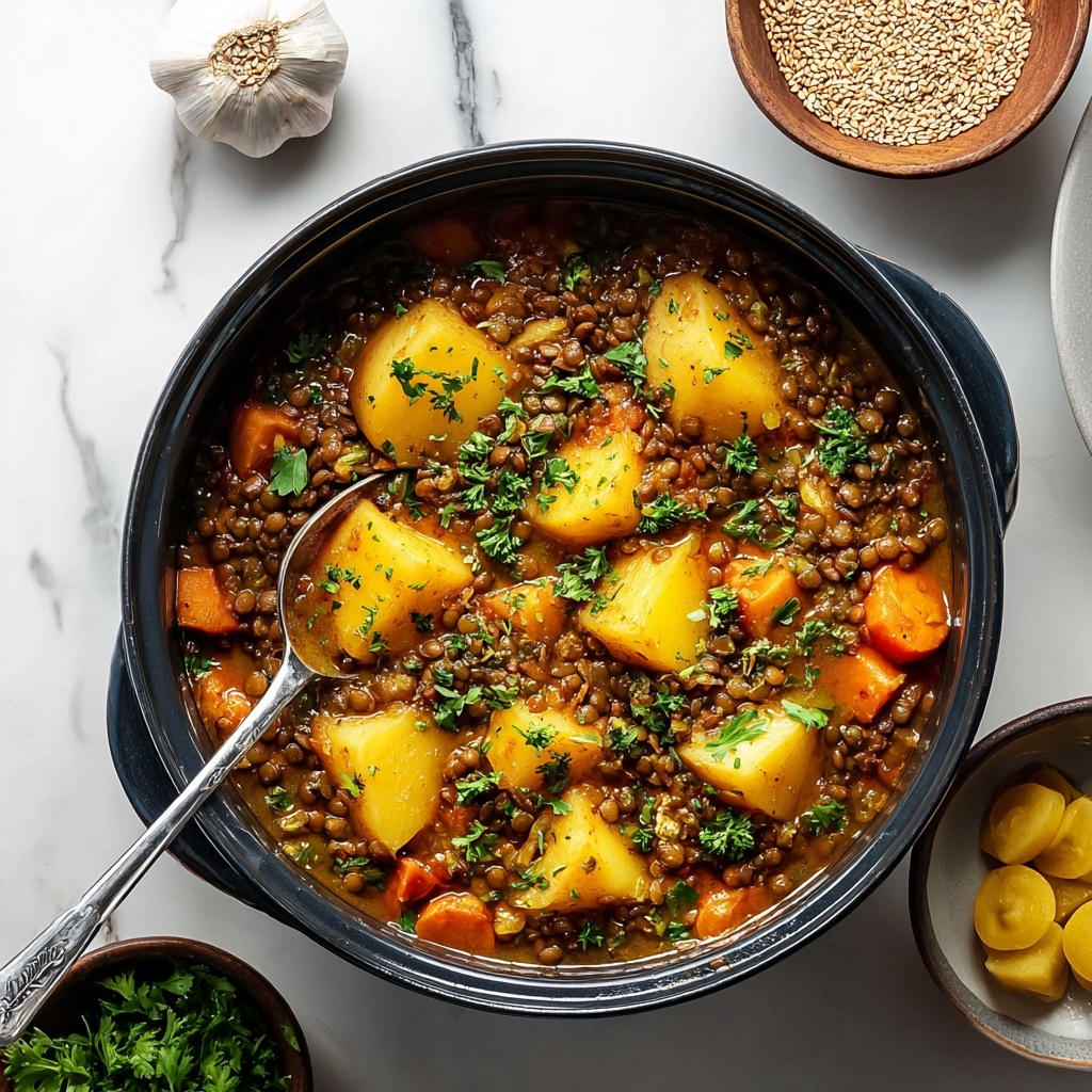 Vegan Lentil Hotpot Recipe - Recipe Image