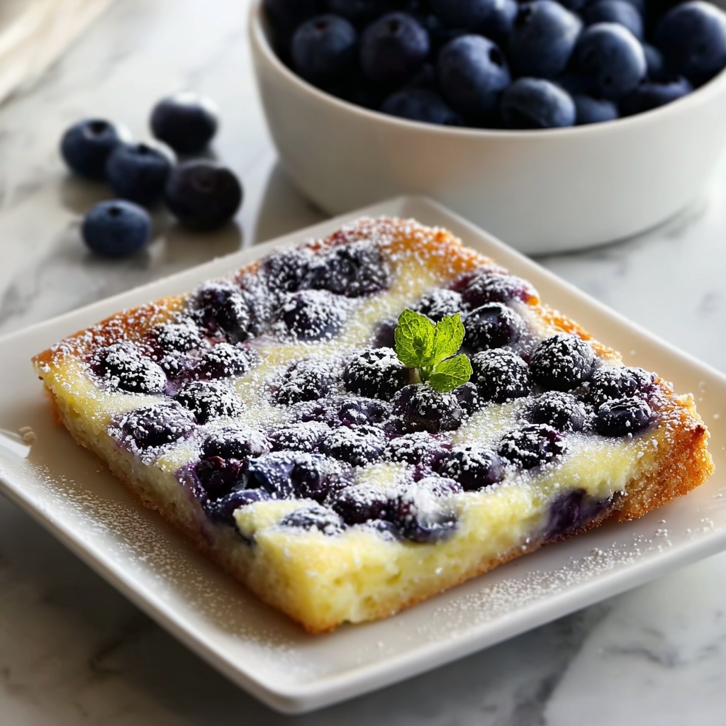 Cottage Cheese Blueberry Bake Recipe - Recipe Image