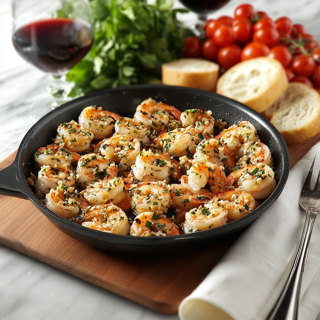 Stuffed Shrimp with Parmesan and Herb Breadcrumb Filling Recipe - Recipe Image
