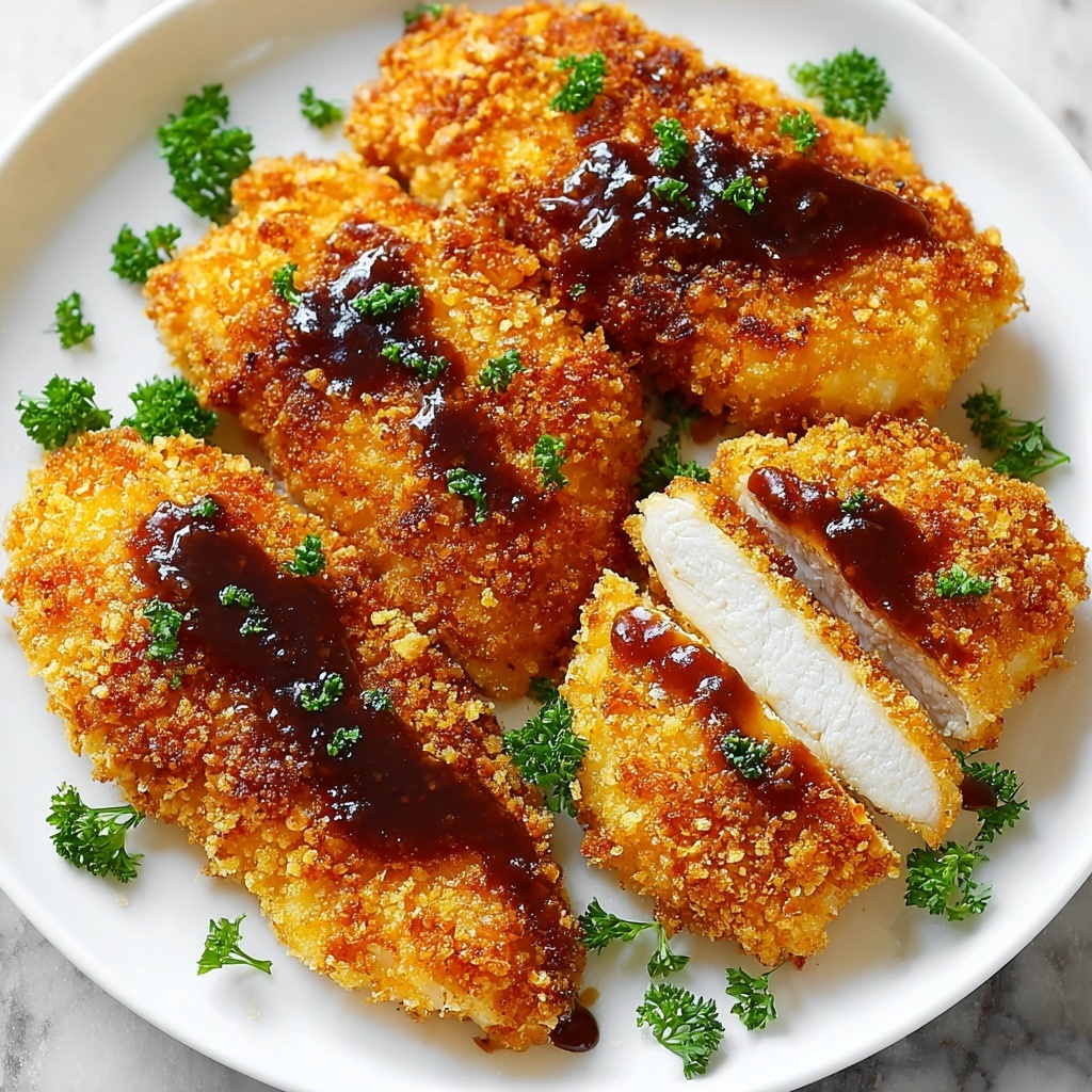 Baked Crunchy Maple Dijon Chicken Recipe - Recipe Image