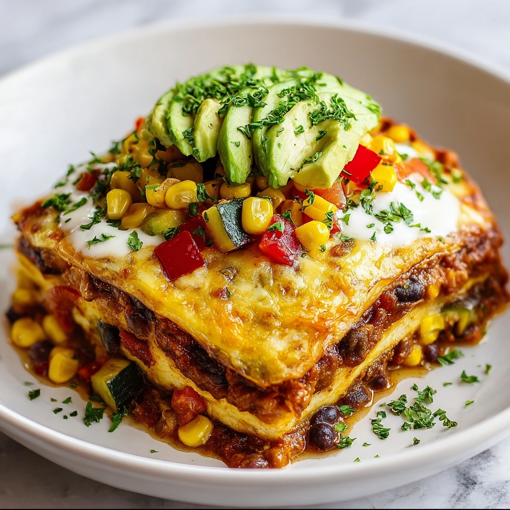 Vegetarian Enchilada Casserole Recipe - Recipe Image