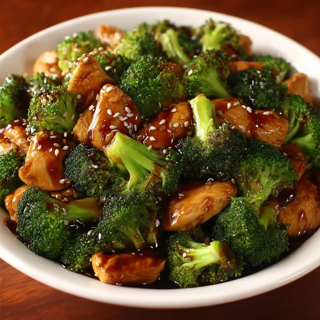 Honey Garlic Chicken and Broccoli Recipe - Recipe Image