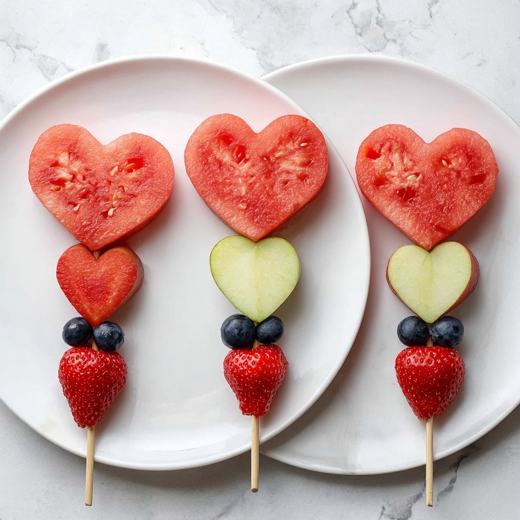 Heart-Shaped Fruit Skewers Recipe - Recipe Image