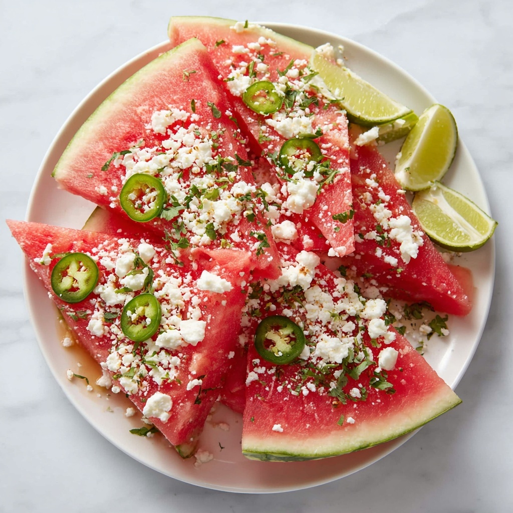 Tajin Watermelon Salad with Cotija and Cilantro Recipe - Recipe Image
