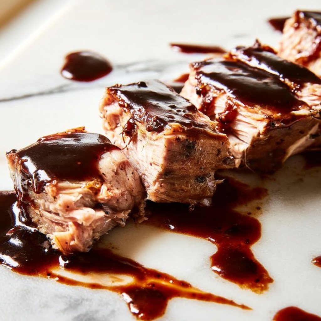 Brown Sugar Balsamic Pork Tenderloin (Crockpot Recipe) Recipe - Recipe Image