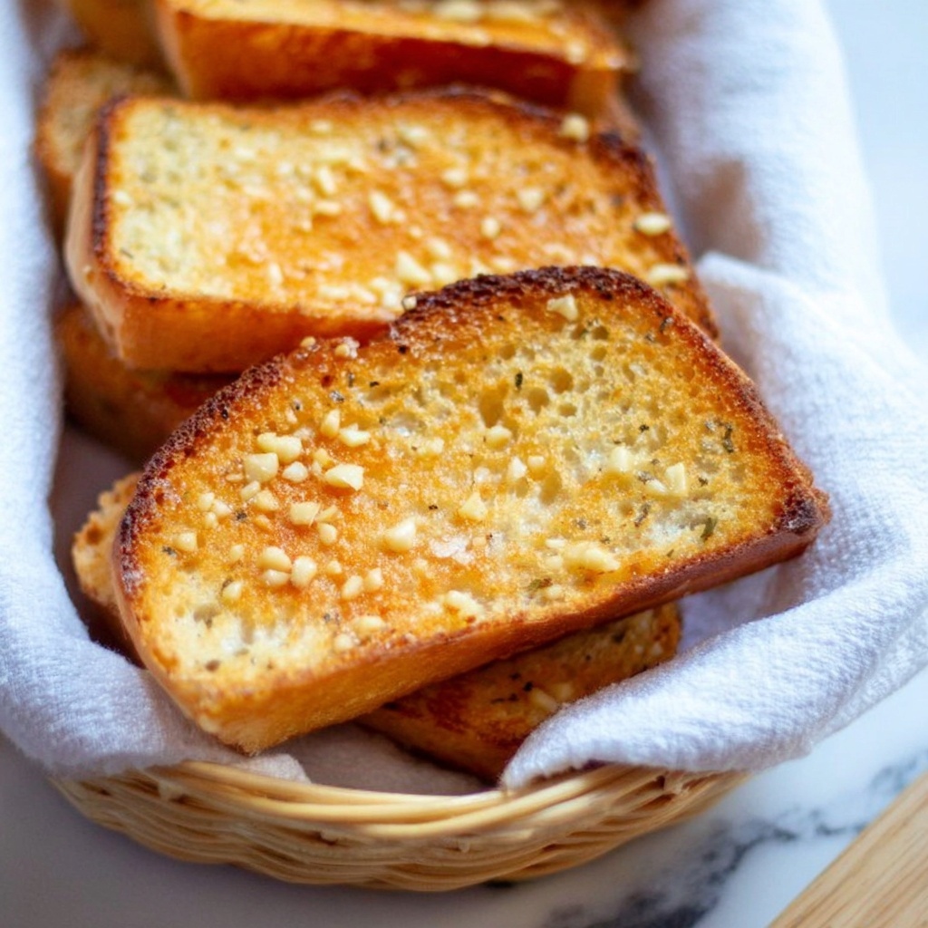 Sriracha Garlic Bread Recipe - Recipe Image