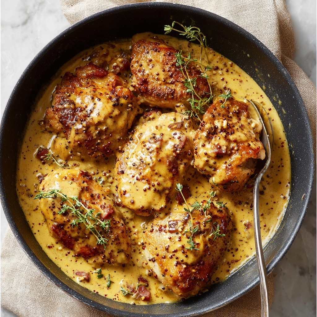 Mustard Chicken with Bacon Recipe - Recipe Image