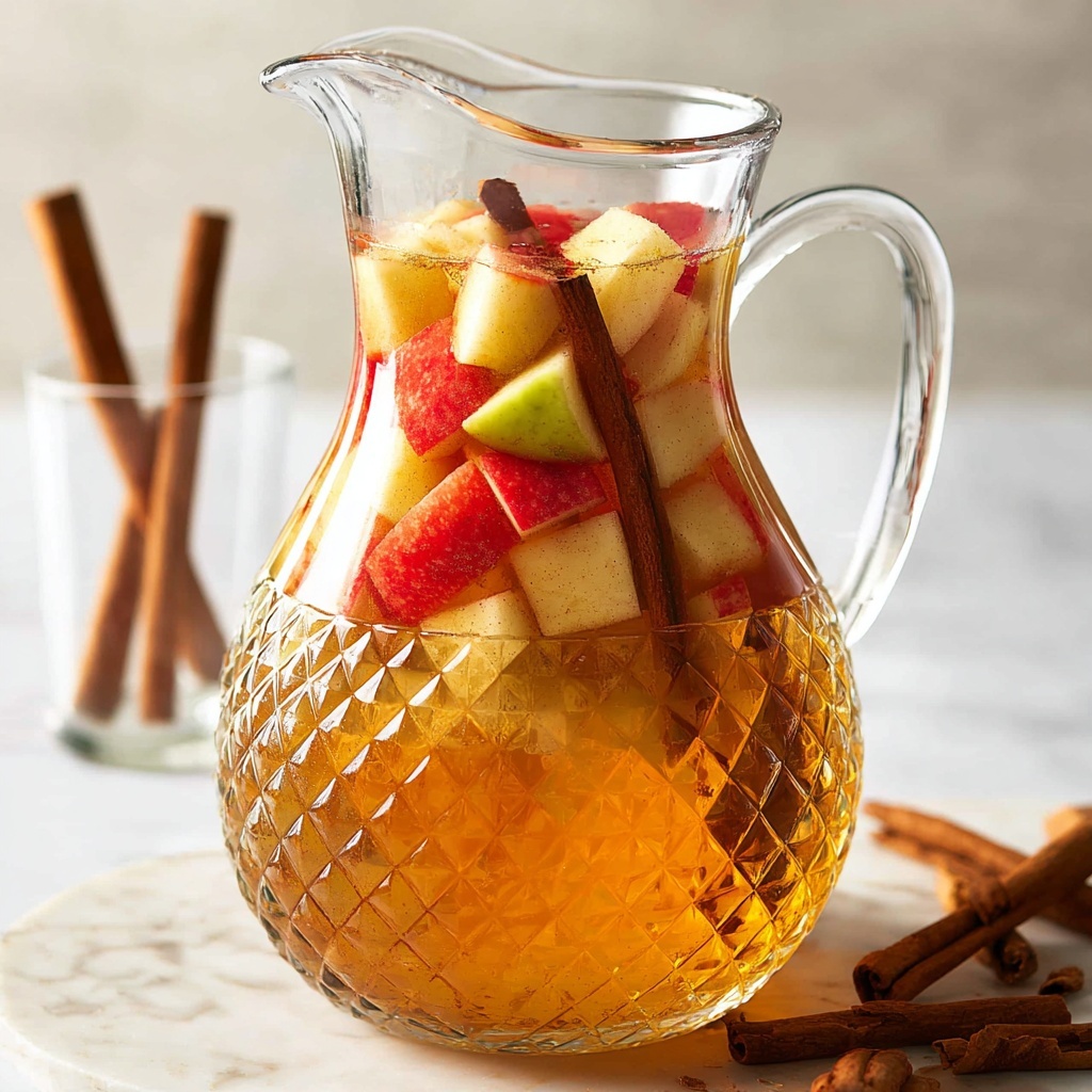 Caramel Apple Sangria | Apple Pie Sangria Recipe - Recipe Image