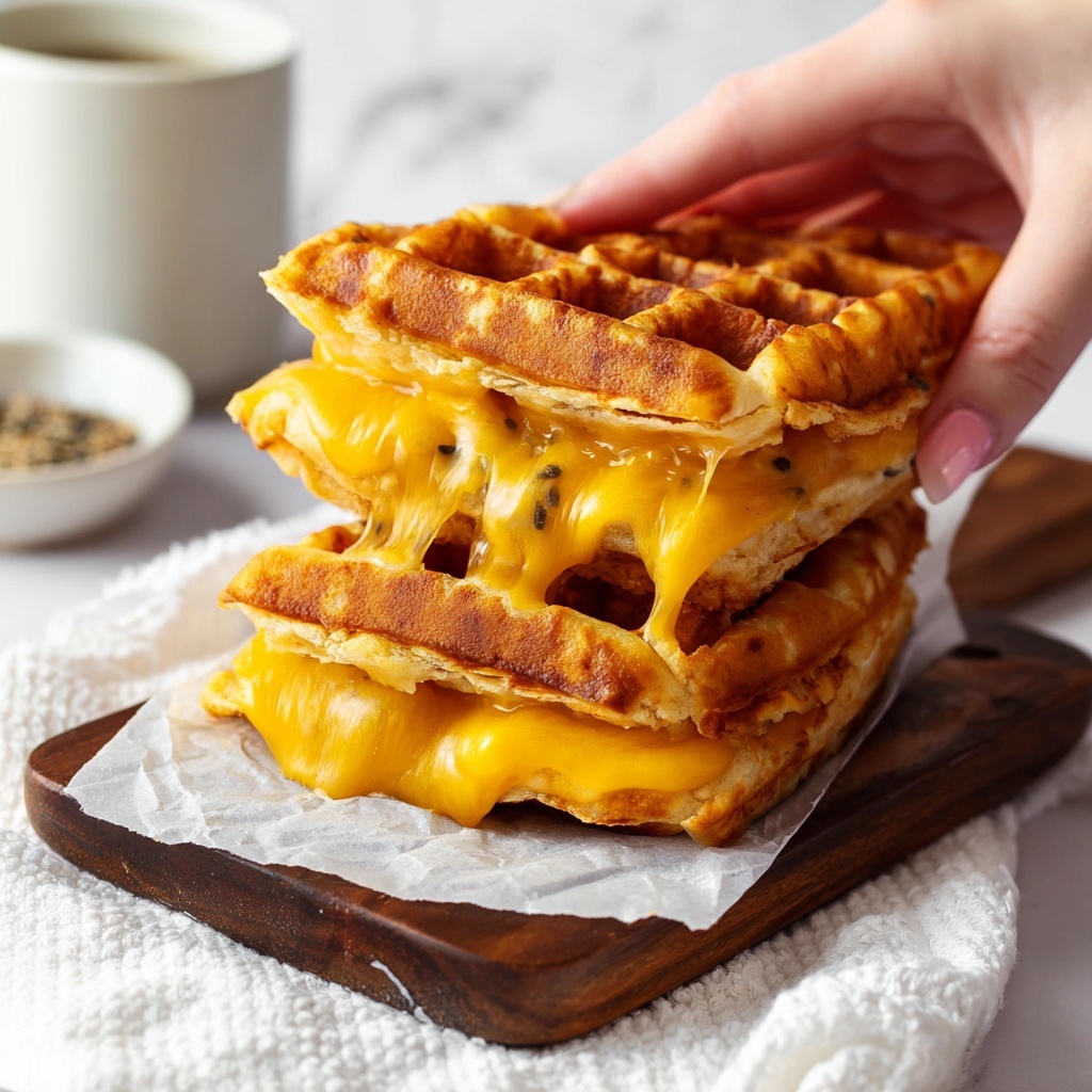 Apple Cheddar Waffle Sandwich Recipe - Recipe Image