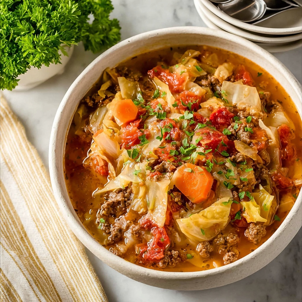 Crockpot Cabbage Roll Soup Recipe - Recipe Image